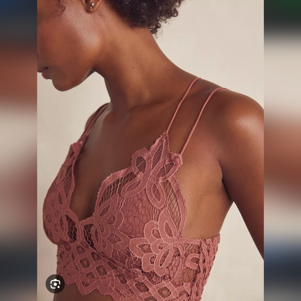 Free People One Adella Bralette Lace Size Small
